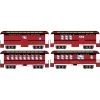 Deals 😍 Athearn N 34' Old Time Overton Passenger Set, B&M (4) 💯