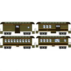 Budget 🤩 Athearn N 34' Old Time Overton Passenger Set, CN (4) ⭐