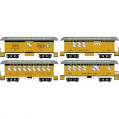 New 💯 Athearn N 34' Old Time Overton Passenger Set, D&RGW (4) 🥰