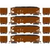 Coupon ✔️ Athearn HO RTR 40' 3-Bay Ribbed Hopper with Load, CR (4) 🛒