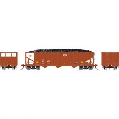 New 😀 Athearn HO RTR 40' 3-Bay Ribbed Hopper with Load, CC #40079 👏