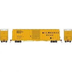 Deals 🎁 Athearn HO RTR FMC 60' Hi-Cube Ex-Post Box, MILW #4219 😉