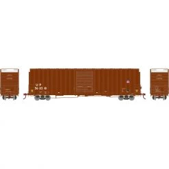 Budget 🌟 Athearn HO RTR 60' Hi-Cube Ex-Post Box, UP/Brown #560310 ✔️