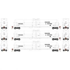 Cheap 😉 Athearn HO RTR 62' Tank, WSOR (3) ✔️