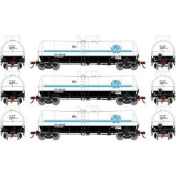 Hot Sale 🤩 Athearn HO RTR 16,000-Gallon Clay Slurry Tank, UTLX #1 (3) 🤩