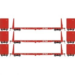 Cheapest 👍 Athearn HO RTR 60' Bulkhead Flat, CPR (3) 🌟