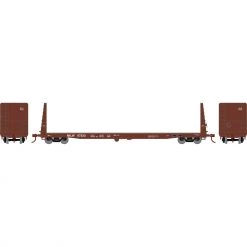 Flash Sale ❤️ Athearn HO RTR 60' Bulkhead Flat, MILW #67232 ✔️