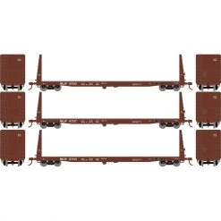 Flash Sale 🔔 Athearn HO RTR 60' Bulkhead Flat, MILW (3) 👏