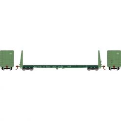 Hot Sale 🤩 Athearn HO RTR 60' Bulkhead Flat, PGE #16099 ❤️