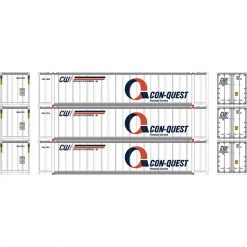 Deals 🧨 Athearn N 48' Container, Conquest #1 (3) 🛒