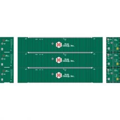 Outlet 😍 Athearn N 53' Stoughton Containers, Hub Group # 2 (3) ❤️