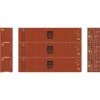 Budget 🔔 Athearn N 40' Corrugated HC Container, MSC/Florens #2 (3) 👍