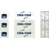 Best deal 👍 Athearn N 20' Reefer Container CMA CGM (3) 🧨