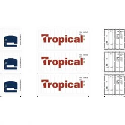 Promo ❤️ Athearn N 20' Reefer Container Tropical (3) ✨