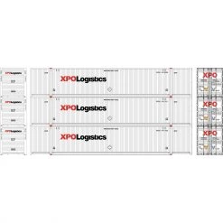 Flash Sale 🌟 Athearn N 53' CIMC Container, XPO #2 (3) ⌛