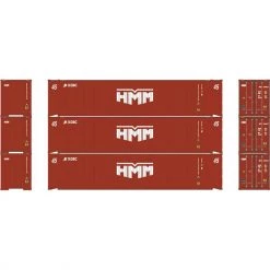 Hot Sale 🤩 Athearn N 45' Container, HMM/KOBC #1 (3) 🎁