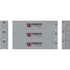 New 🧨 Athearn N 45' Container, Horizon Lines #1 (3) 🌟