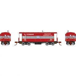 New 🔔 Athearn N Bay Window Caboose, RJ Corman #9095 💯