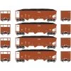 Cheap 🤩 Athearn N 40' 3-Bay Ribbed Hopper with Load, CC #1 (4) 🔔
