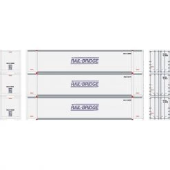 Flash Sale ✨ Athearn HO RTR 48' Container, Rail Bridge #1 (3) 🧨