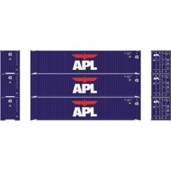 Best deal ✨ Athearn HO RTR 45' Container, APL #1 (3) 🧨