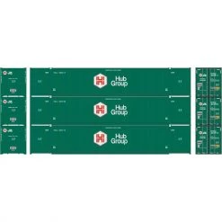 Outlet 🎉 Athearn HO RTR 53' CIMC Container,HUB Group/Green Paint(3) ❤️