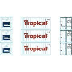Best deal ✨ Athearn HO RTR 20' Reefer Container Tropical (3) 🧨
