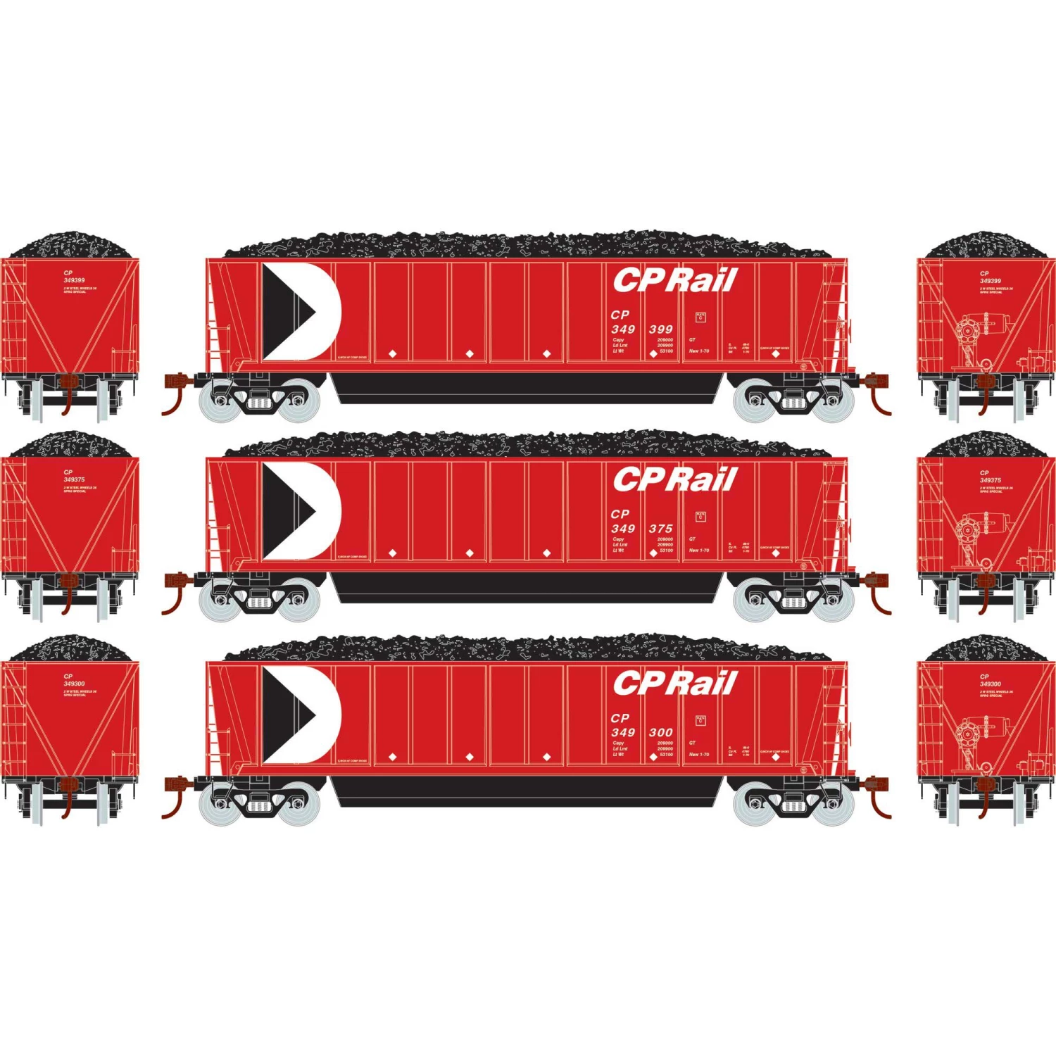 Top 10 𧨠Athearn HO RTR Bathtub Gondola with Load, CPR #3 (3) π 1 Top 10 𧨠Athearn HO RTR Bathtub Gondola with Load, CPR #3 (3) π