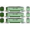 New 🔥 Athearn HO RTR Bathtub Gondola with Load, O&W #1 (3) 🎁