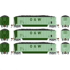 Best Sale 🥰 Athearn HO RTR Bathtub Gondola with Load, O&W #2 (3) ✨