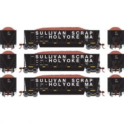 Outlet 🔥 Athearn HO RTR Bathtub Gondola with Load, EAMX #1 (3) 🎉