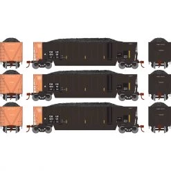 Brand new ⌛ Athearn HO RTR Bathtub Gondola with Load, CMHX #2 (3) 🎉