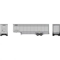 New 🎁 Athearn N 40' Drop Sill Parcel Trailer, UPS/No Logo #87998 👍