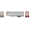 Outlet 👏 Athearn N 40' Drop Sill Parcel Trailer, UPS/Red Ends #86987 🤩