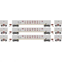 Best Pirce 👏 Athearn N 52' Mill Gondola, Wisconsin Central (3) 🔔