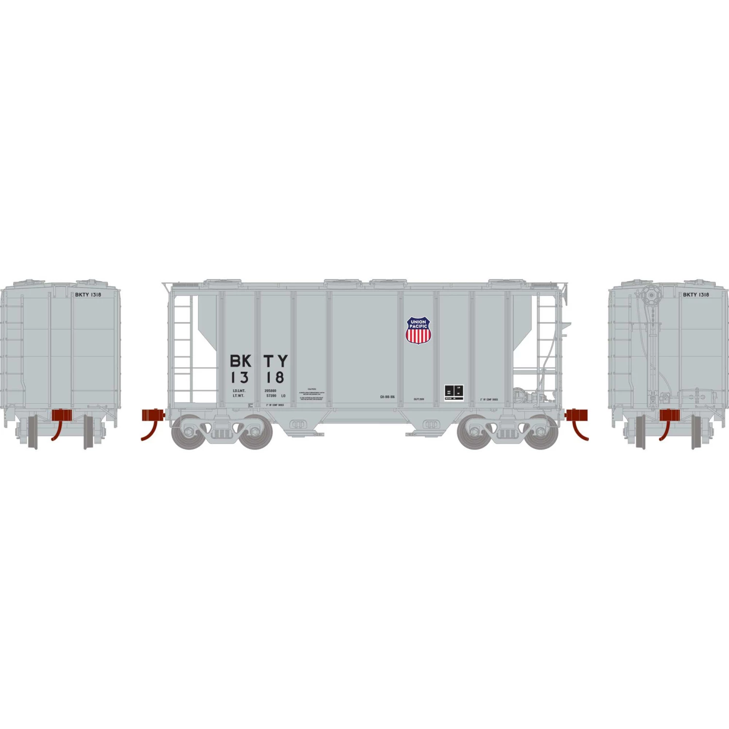 Brand new π― Athearn HO RTR PS-2 2600 Covered Hopper, UP #1318 π₯° 1 Brand new π― Athearn HO RTR PS-2 2600 Covered Hopper, UP #1318 π₯°