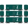 Discount ⌛ Athearn HO RTR 40' Modern Box, NSRC (3) ❤️