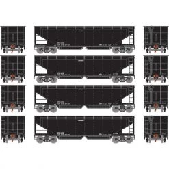 Flash Sale 🛒 Athearn HO RTR 40' Offset Hopper with Load, Data/Black No # (4) 🌟