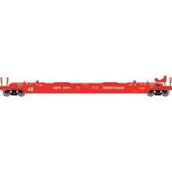 Best deal 💯 Athearn HO RTR 48' Husky Stack Well, GBRX #2510 🔔