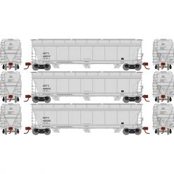 New 💯 Athearn N ACF 4600 3-Bay CF Hopper, ACFX #1 (3) 🔔