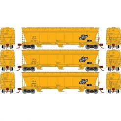 Promo ⌛ Athearn N ACF 4600 3-Bay CF Hopper, C&NW #1 (3) ⌛