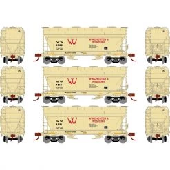 Wholesale 👏 Athearn HO RTR ACF 2970 Cover Hopper, W&W (3) 🌟