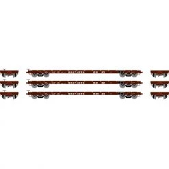 Budget 👍 Athearn HO RTR 60' Flat Car, SOU (3) 💯
