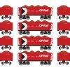 Brand new ✨ Athearn HO RTR 26' Ore Car Low Side with Load, CPR/Red #1 (4) 🌟