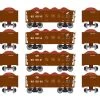 Hot Sale ❤️ Athearn HO RTR 26' Ore Car Low Side with Load, CR #1 (4) 🎉
