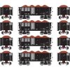 Best Pirce 💯 Athearn HO RTR 26' Ore Car Low Side with Load, FROMX #1 (4) ✔️