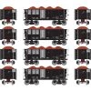 Outlet 🔔 Athearn HO RTR 26' Ore Car Low Side with Load, FROMX #2 (4) 🧨