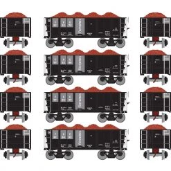 Outlet 🔔 Athearn HO RTR 26' Ore Car Low Side with Load, FROMX #2 (4) 🧨