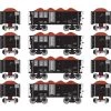 Outlet 💯 Athearn HO RTR 26' Ore Car Low Side with Load, FROMX #3 (4) 😀