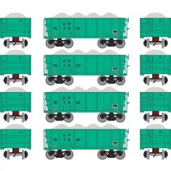 Hot Sale 🧨 Athearn HO RTR 26' Ore Car Low Side with Load, UP/MOW #2 (4) 🔥